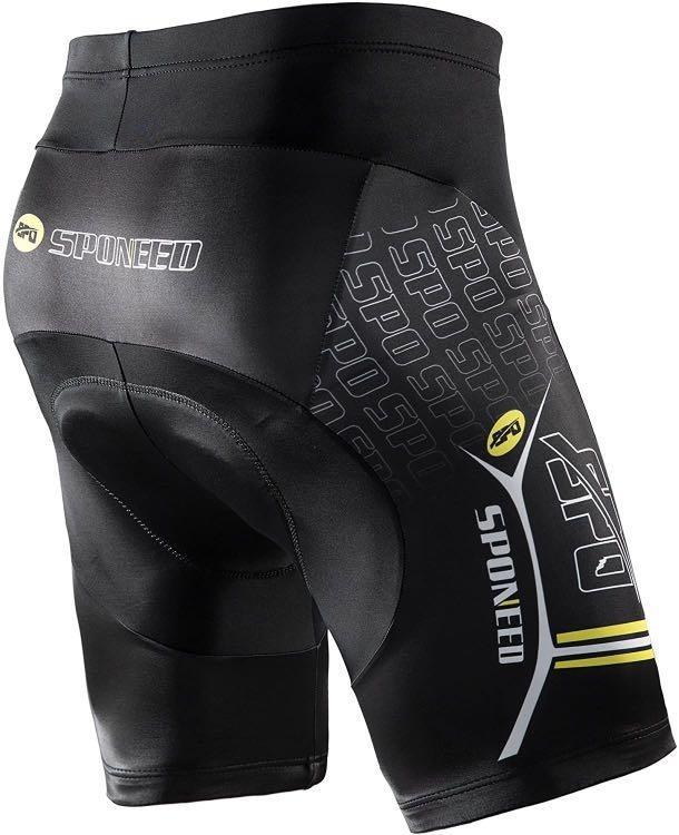 Sponeed Mens Padded Cycling Pants Mountain Bike Pants Bicycle