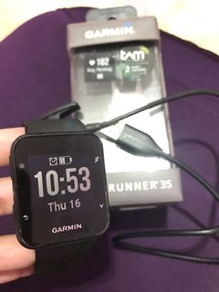 Garmin Forerunner 35 Fesyen Pria Jam Tangan di Carousell