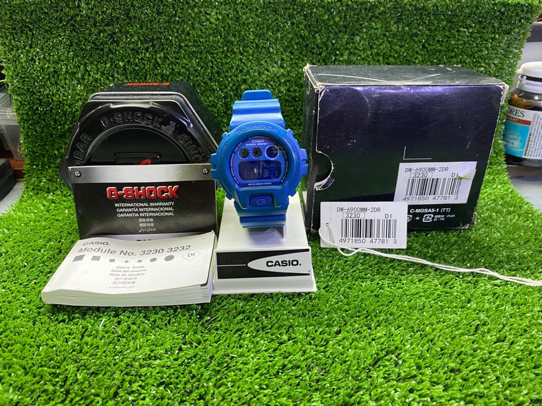 G shock smurf sales