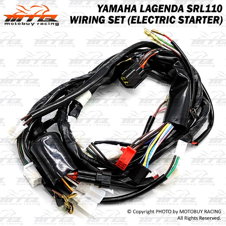 YAMAHA LAGENDA SRL110 (5TF) HIGH QUALITY WIRING SET, Auto Accessories on Carousell