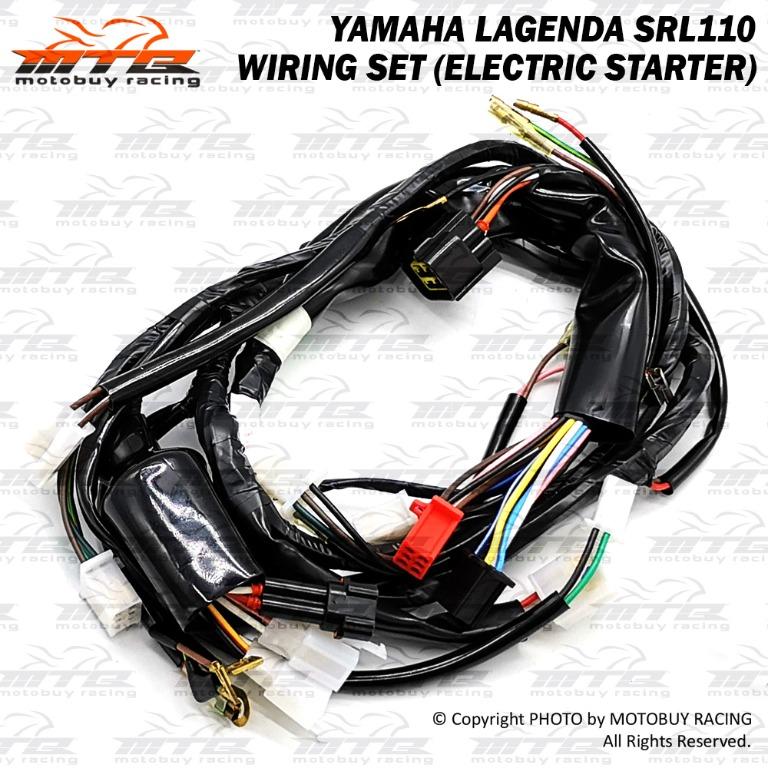 YAMAHA LAGENDA SRL110 (5TF) HIGH QUALITY WIRING SET, Auto Accessories