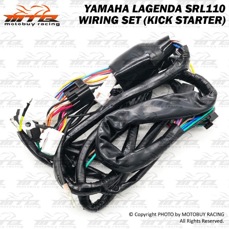 YAMAHA LAGENDA SRL110 (5TF) HIGH QUALITY WIRING SET, Auto Accessories