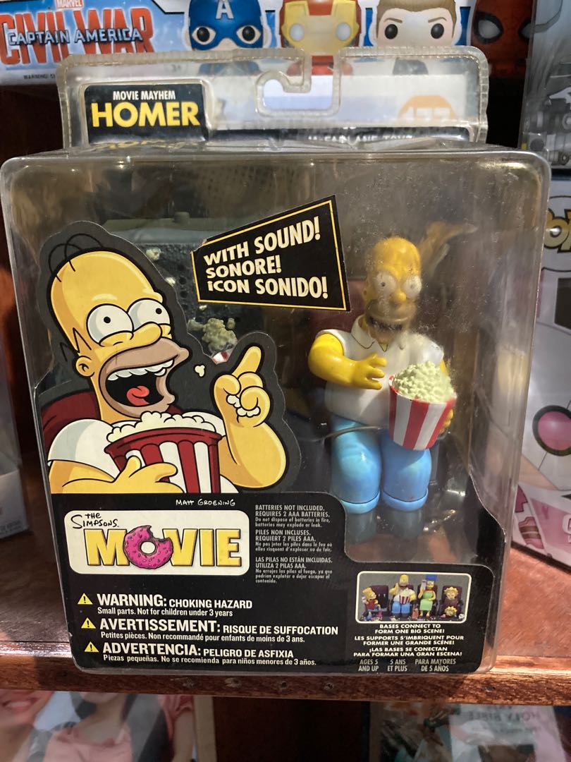 HTF Mcfarlane Toys The Simpsons Movie Homer, Hobbies & Toys, Toys