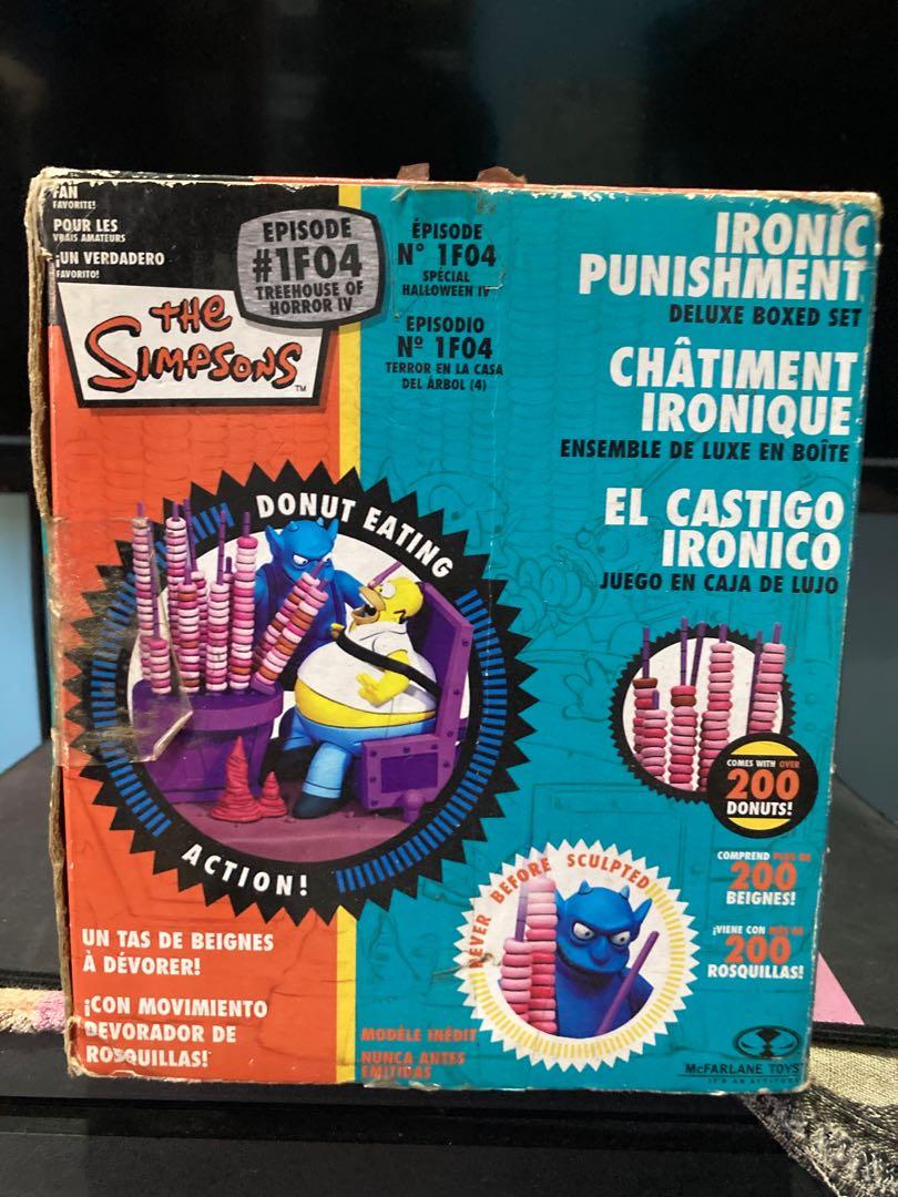 HTF McFarlane Toys The Simpsons Ironic Punishment Deluxe Box Set ...
