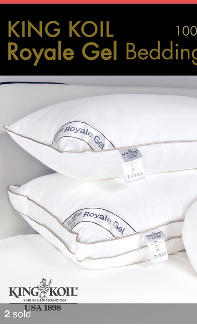 King Koil Royale Gel & Micro Gel Pillows, Furniture & Home Living