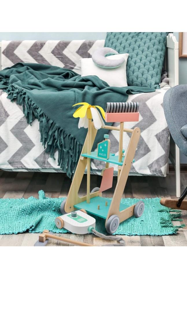 Kmart wooden discount cleaning trolley