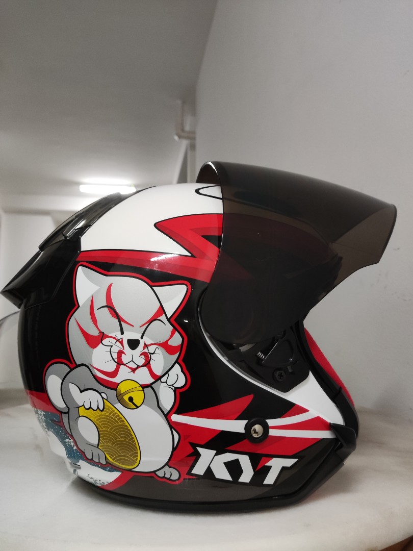 KYT helmet (Kabuki), Motorcycles, Motorcycle Apparel on Carousell