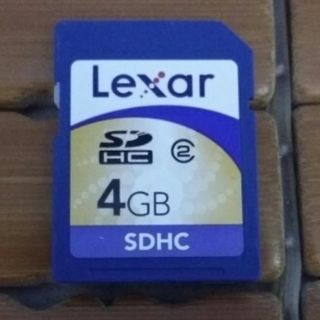 Lexar 4gb sdhc card