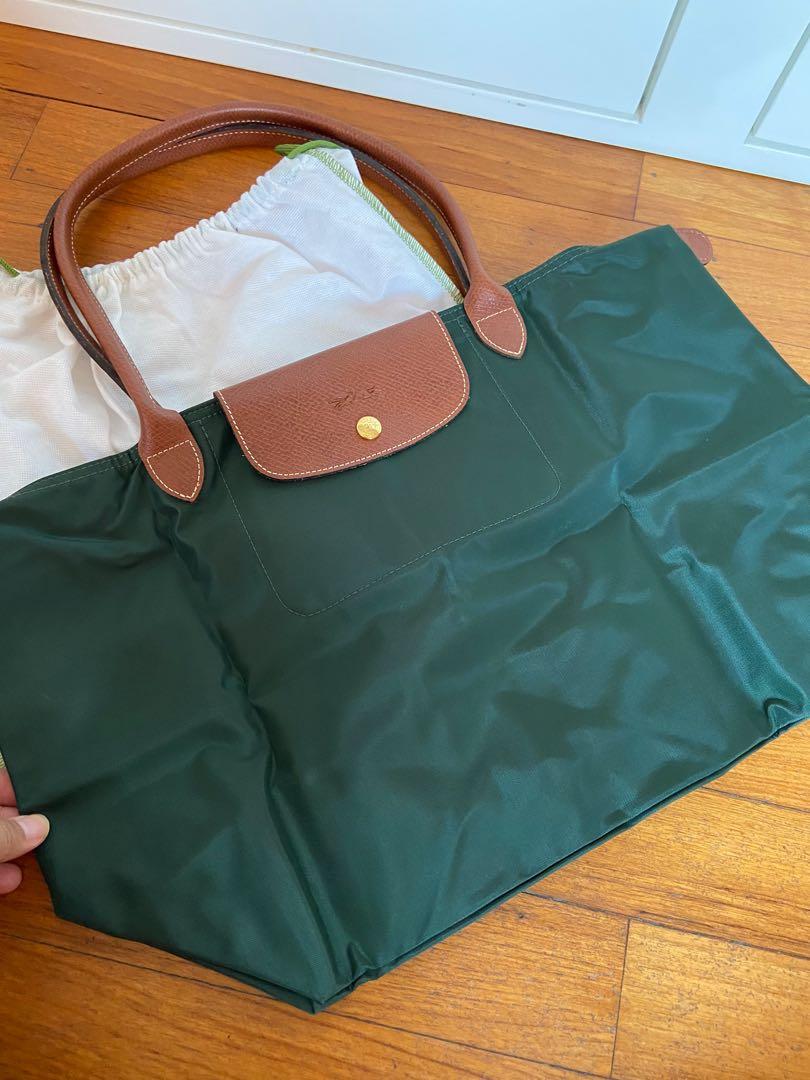 Longchamp green Medium Le Pliage Original Shoulder Bag