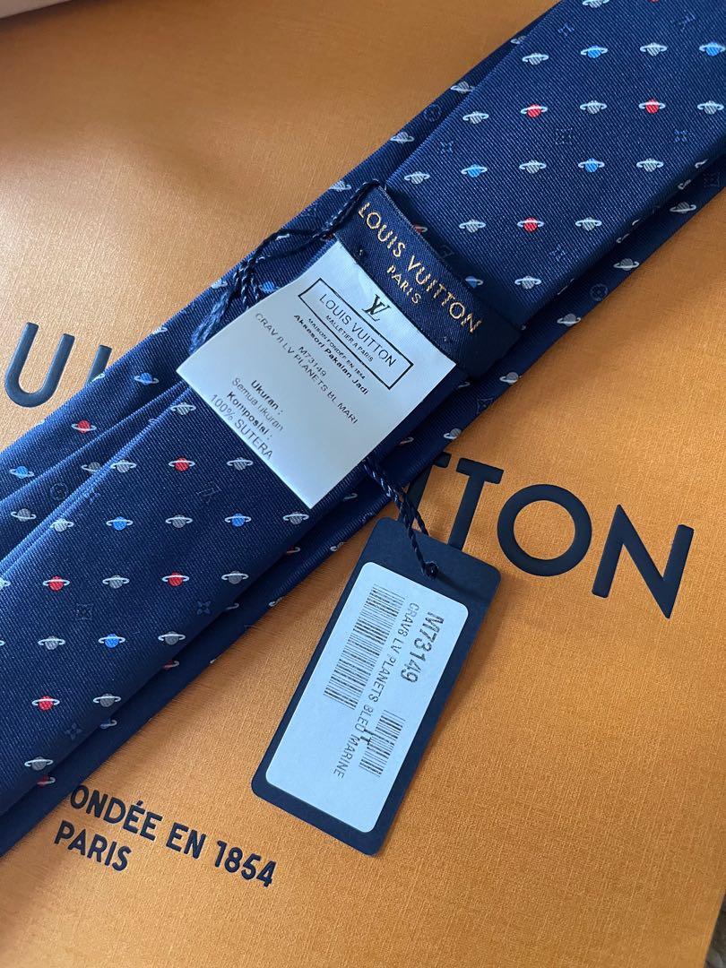 Jual Dasi LV Louis Vuitton Monogram Gradient Tie M78765 di Seller