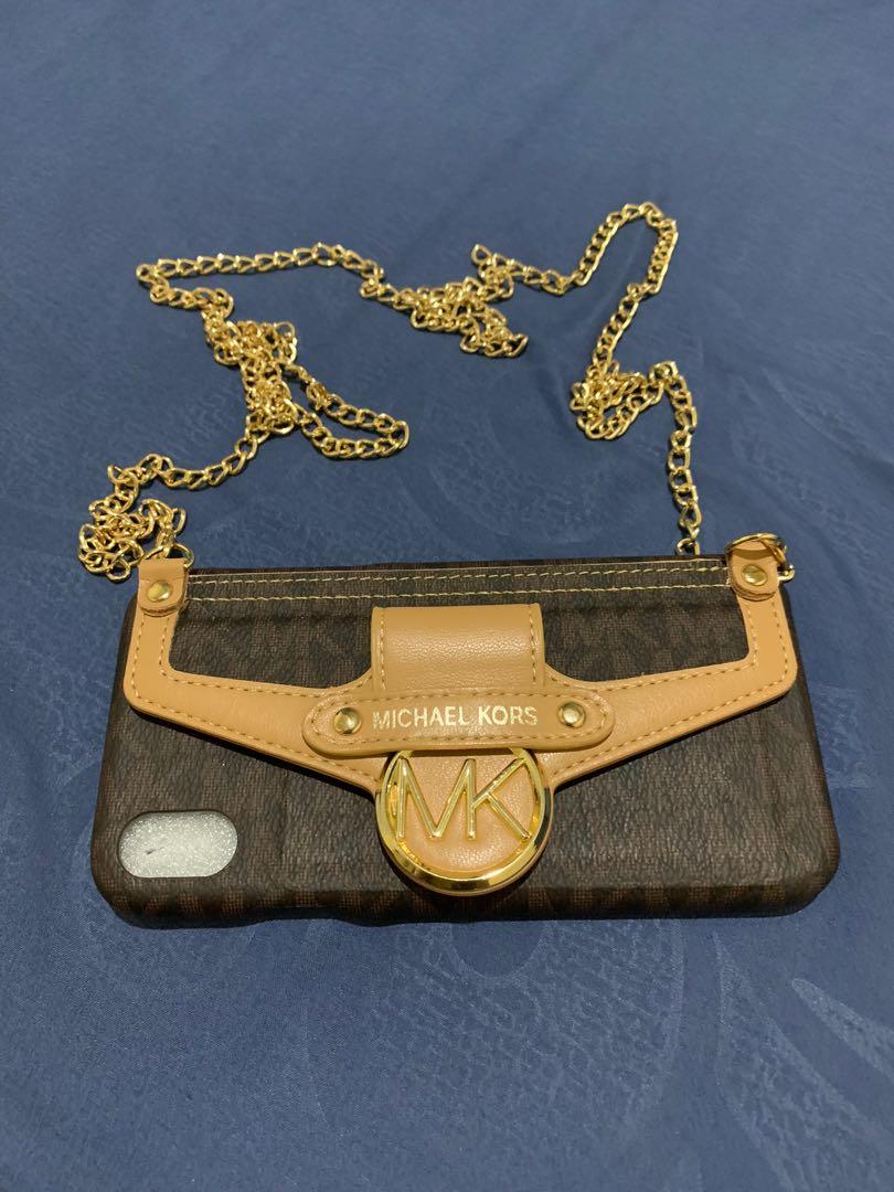 MK iPhone XR case with chain Telepon Seluler Tablet Aksesoris