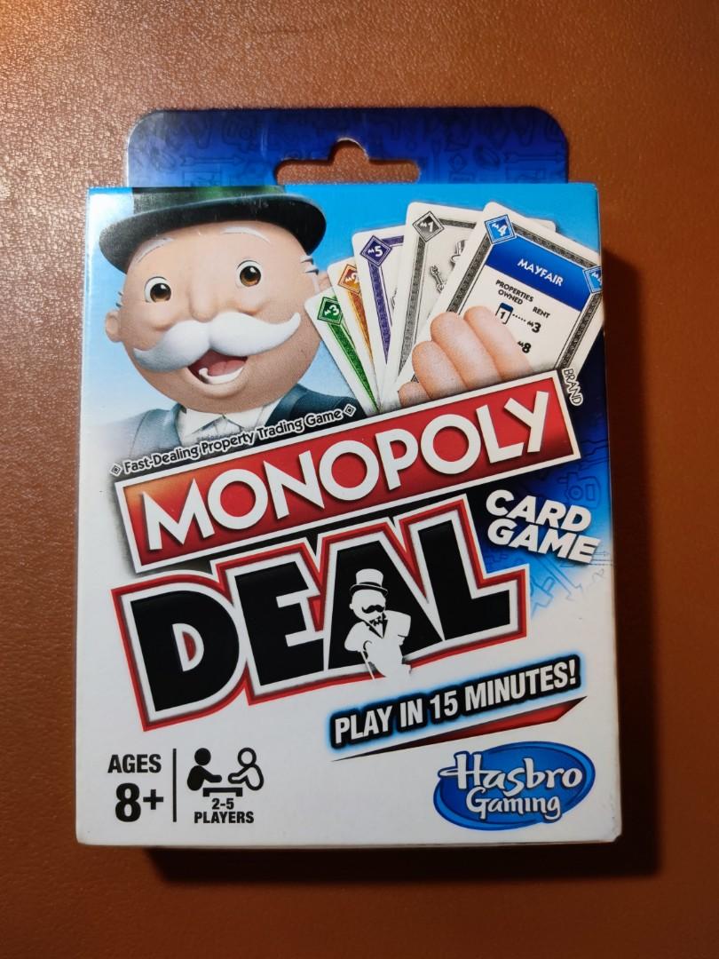 Monopoly Deal Card Game no board NEW-FACTORY SEALED Parker Brothers 