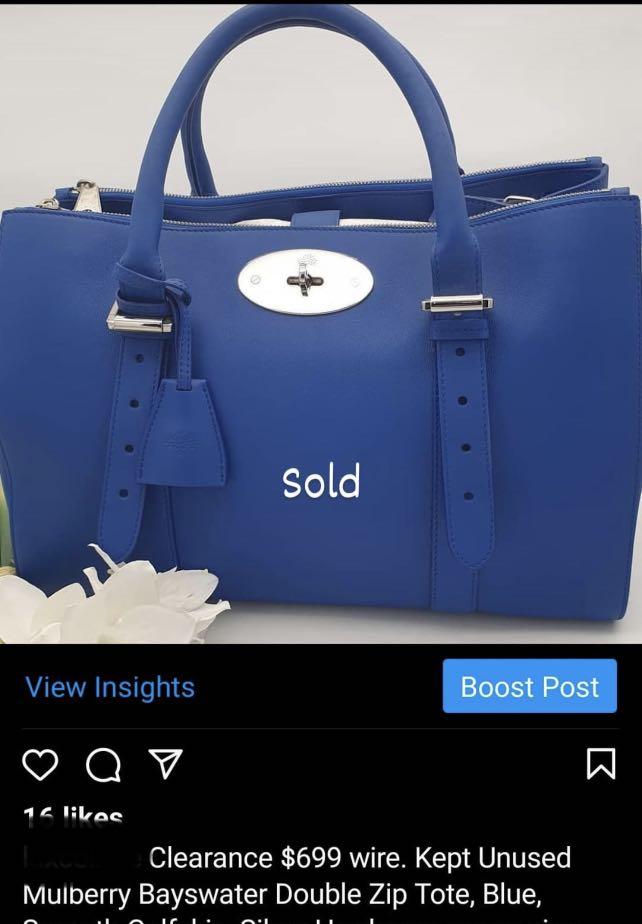 Bayswater Double Zip Tote, Pre-Loved