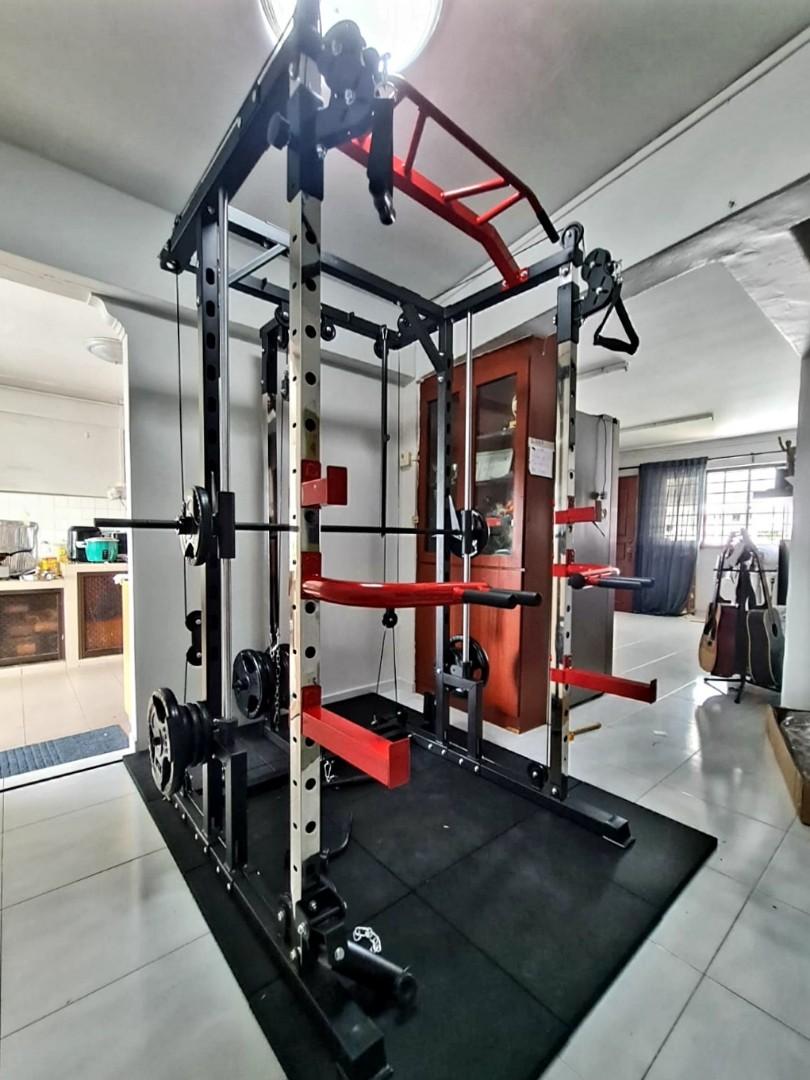 Home multi hotsell gym smith machine