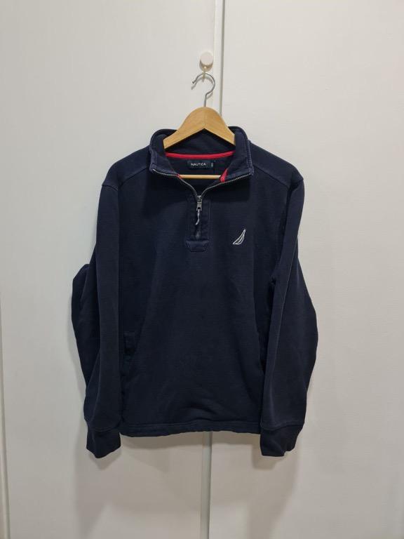 Vintage Nautica Quarter Zip Sweater Men Men s Fashion Coats