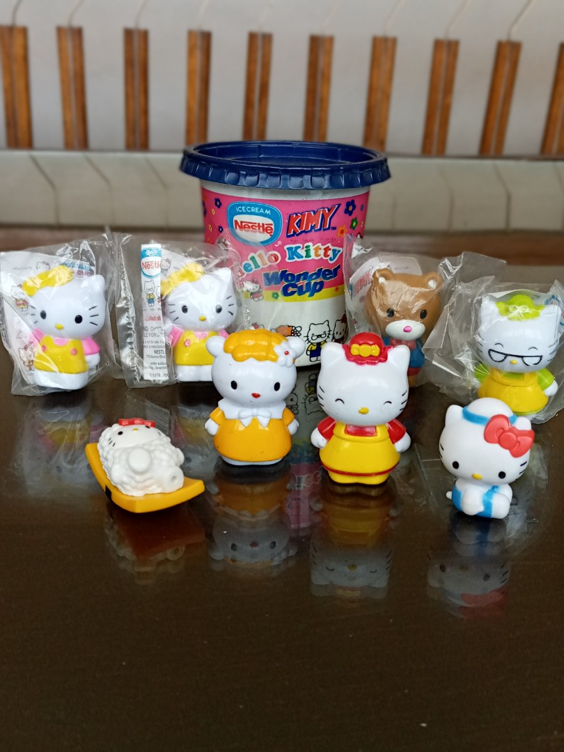 Nestle ice cream Hello Kitty mini kiddie toys, Hobbies & Toys, Toys & Games on Carousell