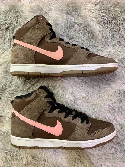 Nike sb brown and pink discount