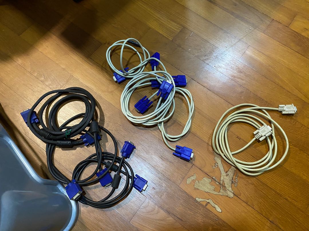 Old VGA to VGA cable, Computers \u0026 Tech 
