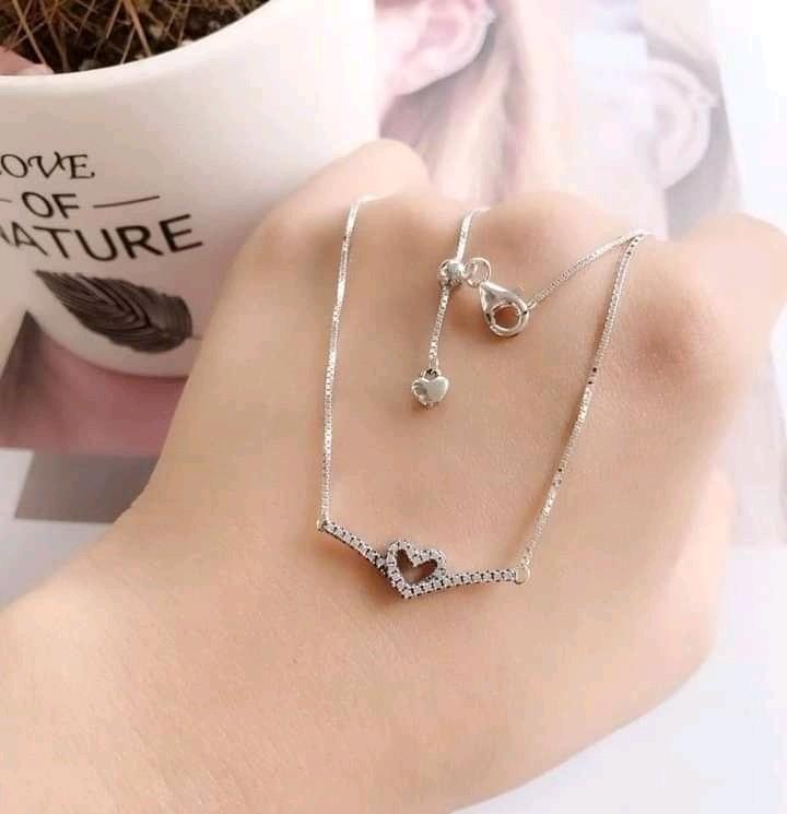 wishbone heart necklace pandora