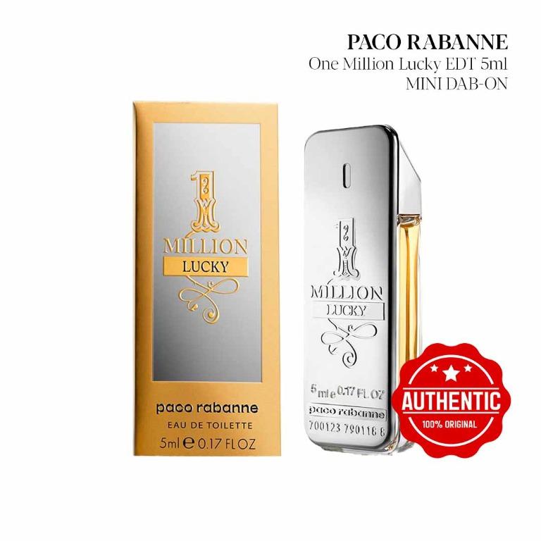 PERFUME ALLEY] Paco Rabanne Million Lucky EDT Miniature 5ml