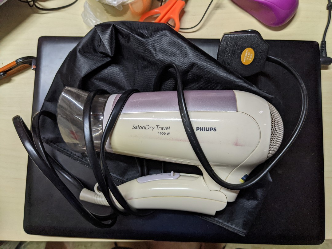 Philips SalonDry Travel 1600w Hairdryer Beauty Personal Care Hair on Carousell