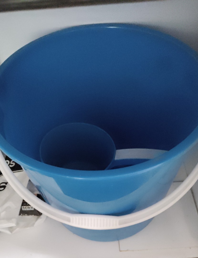 Plastic Bucket and Mug, Furniture & Home Living, Kitchenware