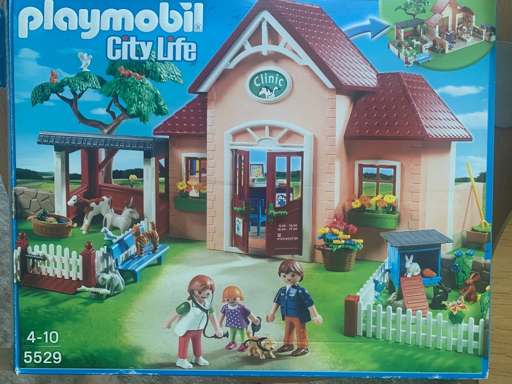 Playmobil vet on sale clinic 5529