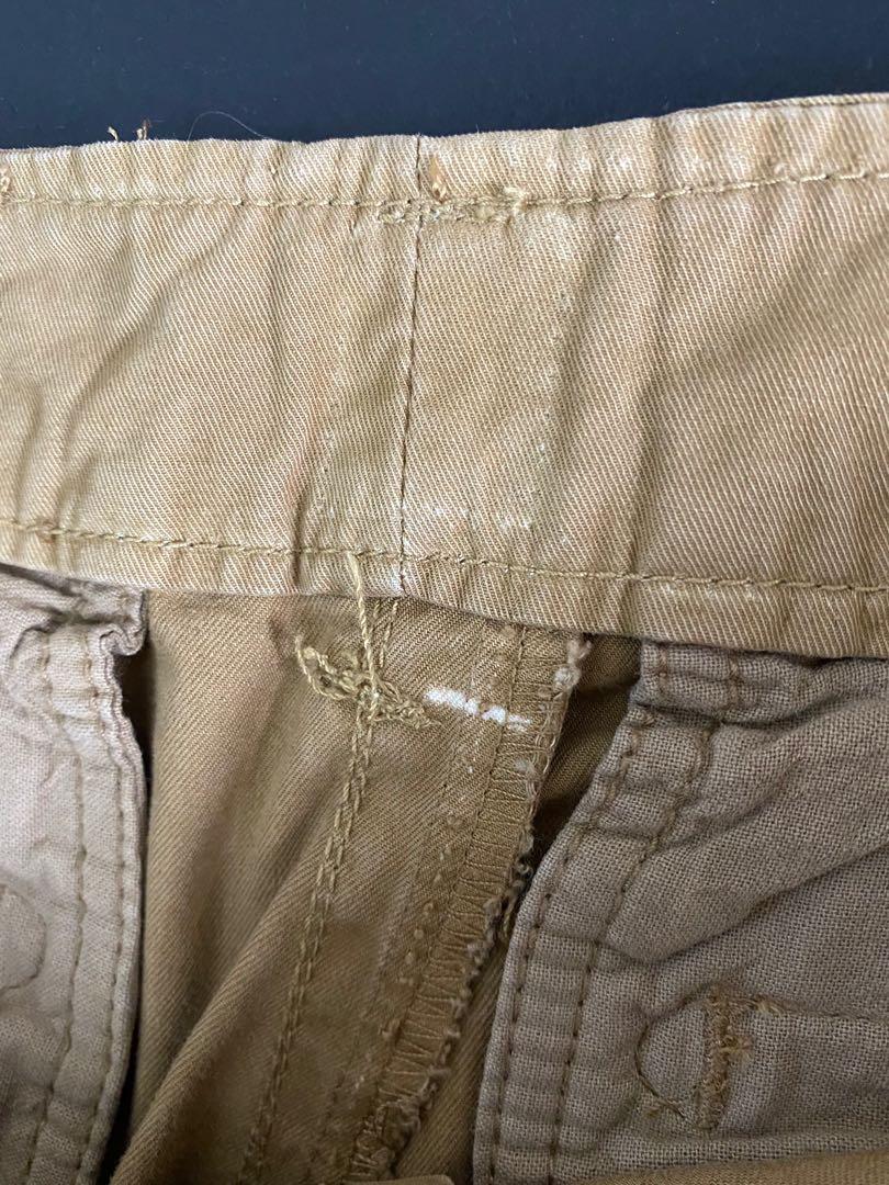 Preloved American Eagle Chinos (Mustard, Slim Straight) (Category: Chinos) located in Quezon City. Submitted by esb333 (Listing ID 1114197549, Image 3). Description: Php399 *PIOG* RFS: Decluttering Size: See dimensions of each part Fit: Slim Straight Area: Cubao/Araneta City Meetup: Gateway Mall Cubao or via Shipping Altered waistline to 34” (see photos for dimensions) *American Size, felt like 36” waistline, ALTERED WAISTLINE AND LENGTH, see pho