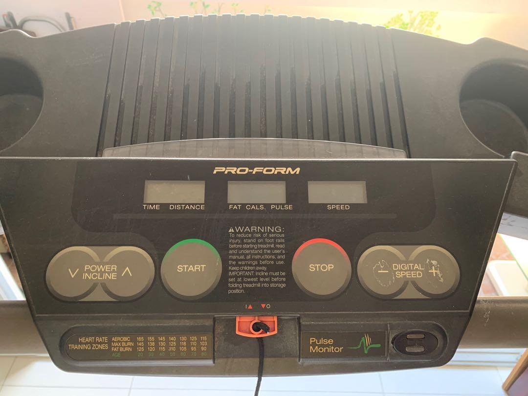 Proform pacer circuit treadmill outlet