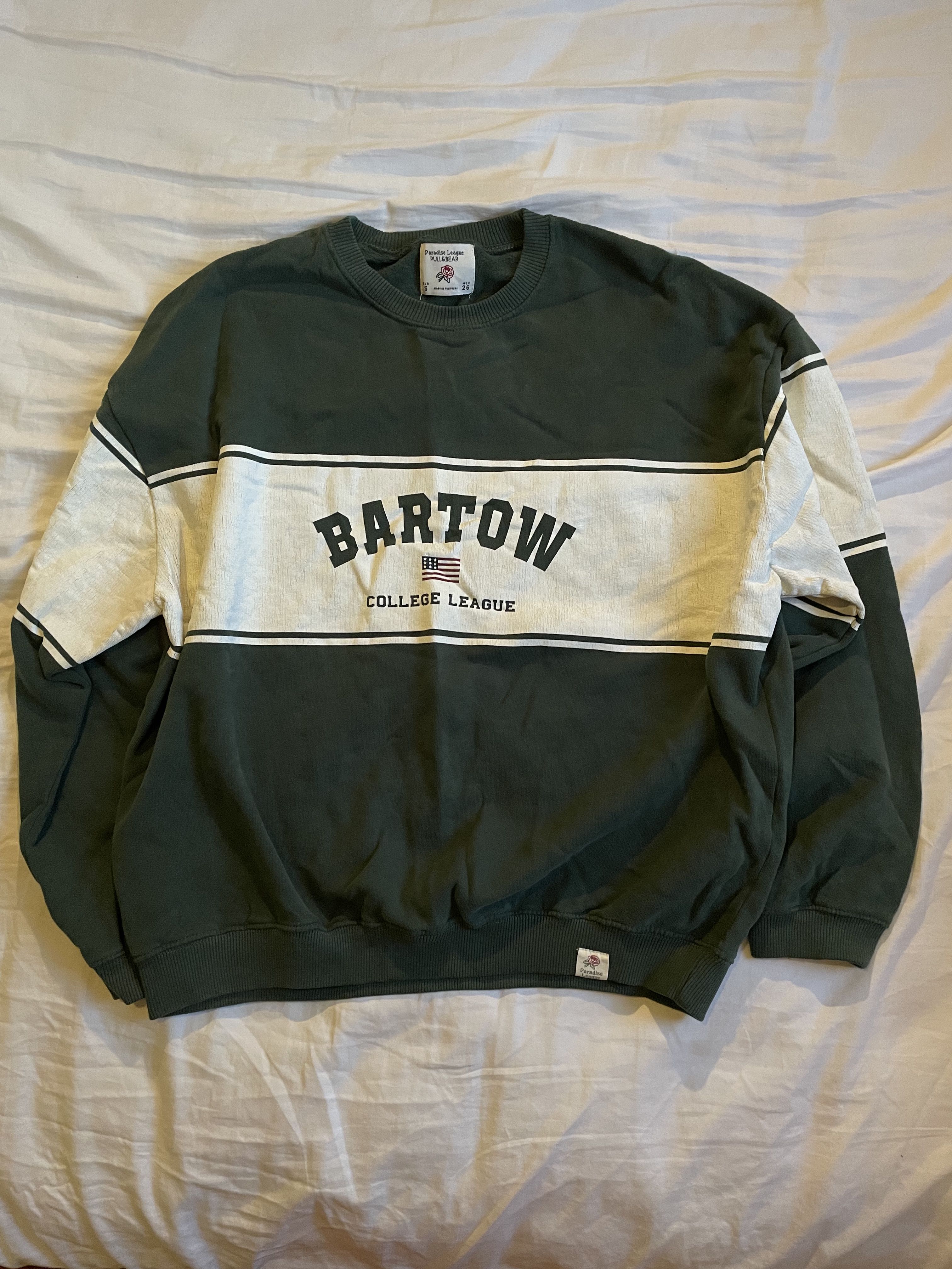 Pull and bear outlet green sweater