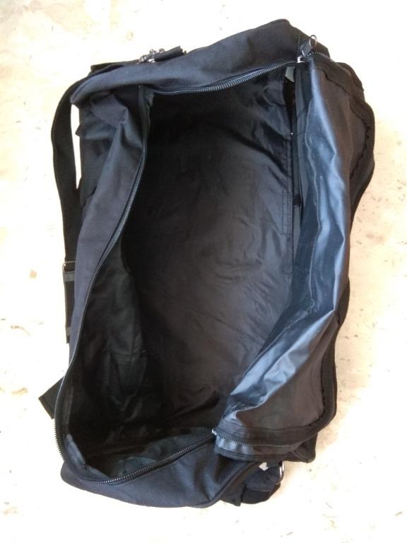 SAF Duffel Bag with 2 wheels (Black), Men's Fashion, Bags, Sling Bags