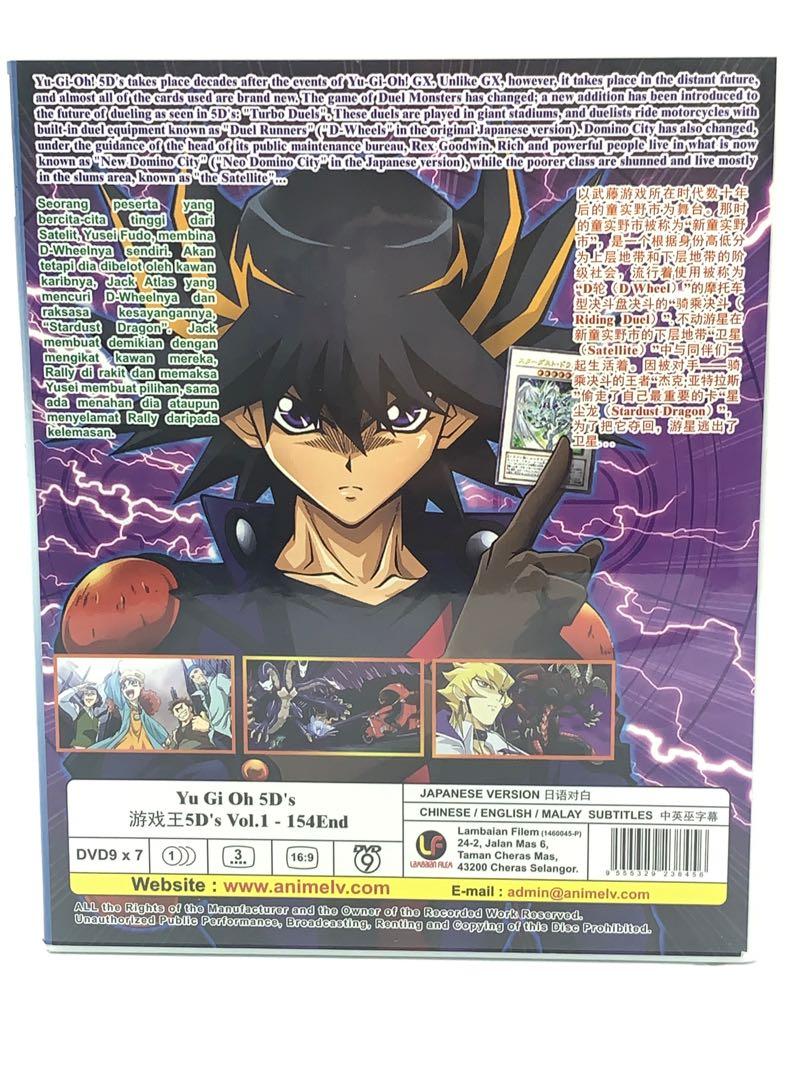 Anime DVD Yu Gi Oh 5d's Vol 1 - 154 End Complete Japanese Animation SBS for  sale online