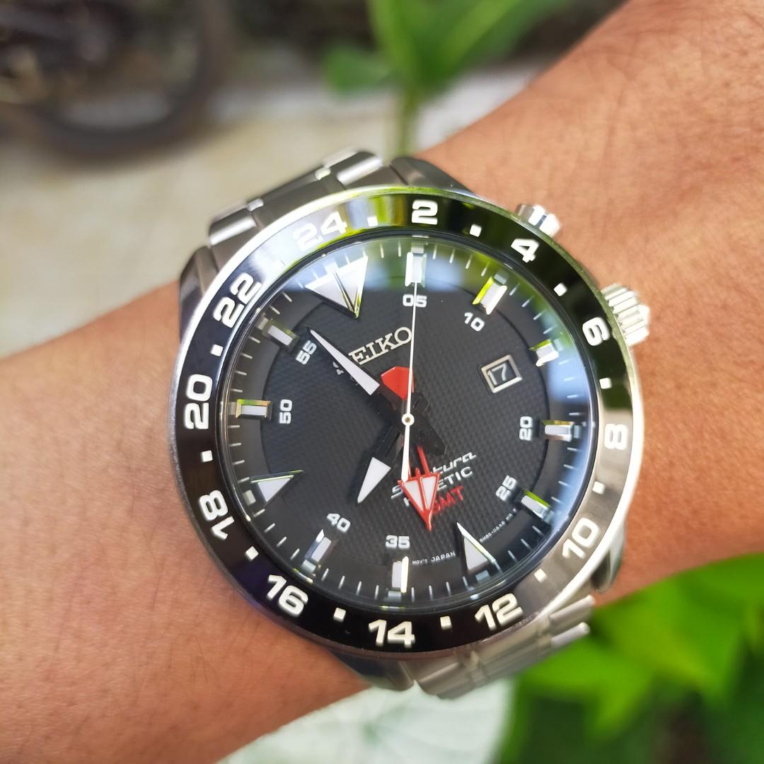 Seiko sportura kinetic gmt sun015p1 hotsell