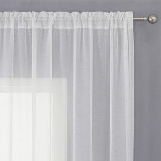 Sheer curtain no ring 7ft