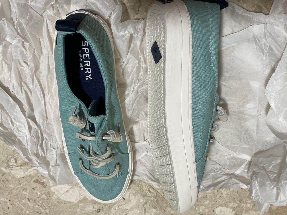 Sperry crest vibe washed linen hot sale