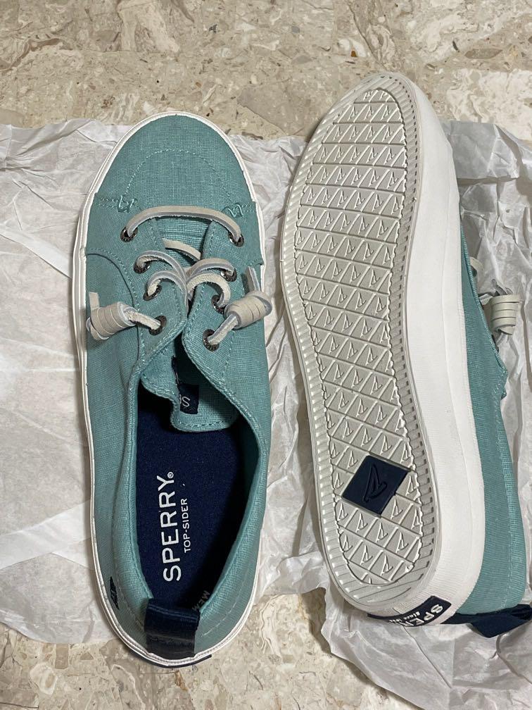 Women's crest vibe washed cheap linen sneaker
