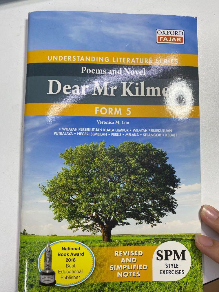 Spm English Poems Novel Dear Mr Kilmer Textbooks On Carousell