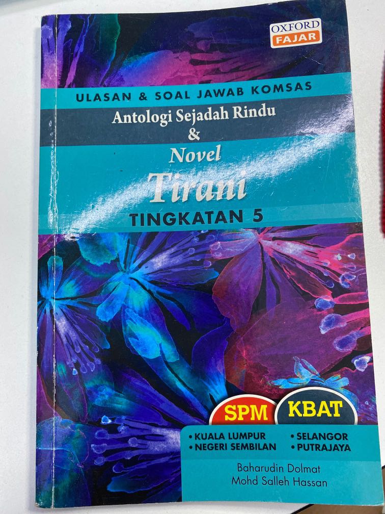 Spm Komsas Antologi Novel Tirani Textbooks On Carousell