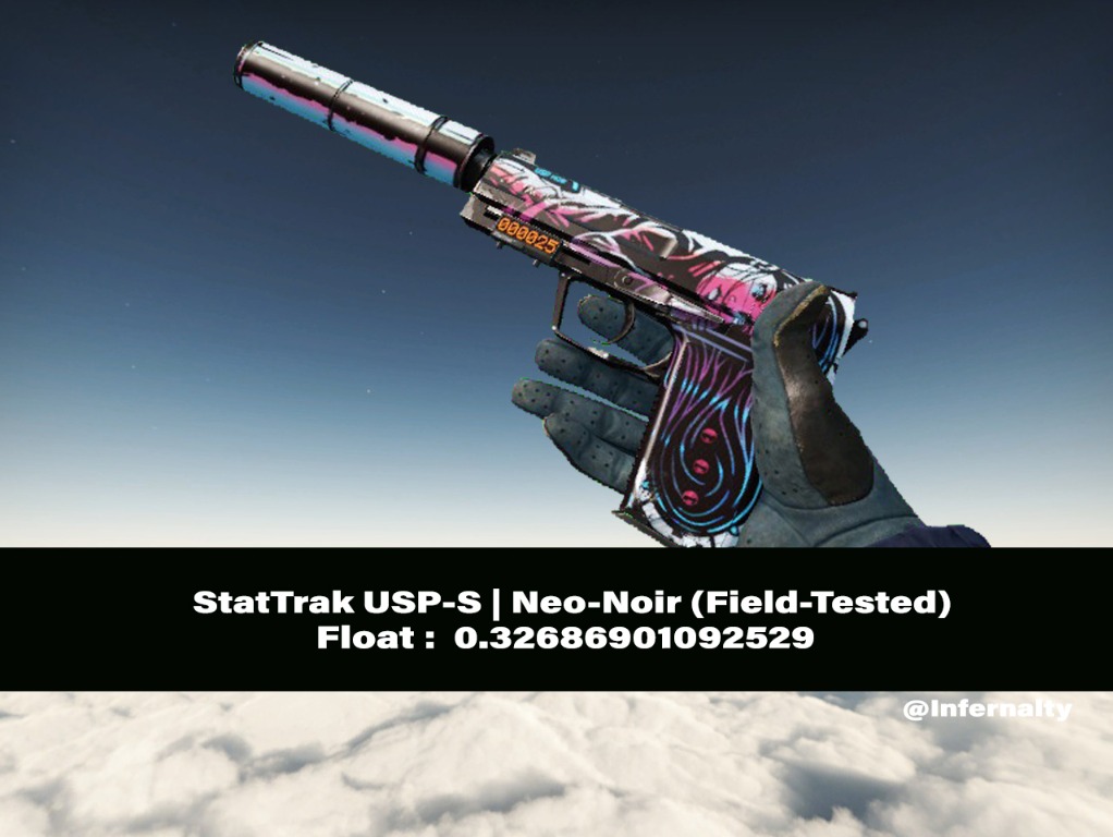 akse Rød barriere StatTrak USP-S Neo Noir FT CSGO SKINS KNIVES, Video Gaming, Gaming  Accessories, In-Game Products on Carousell