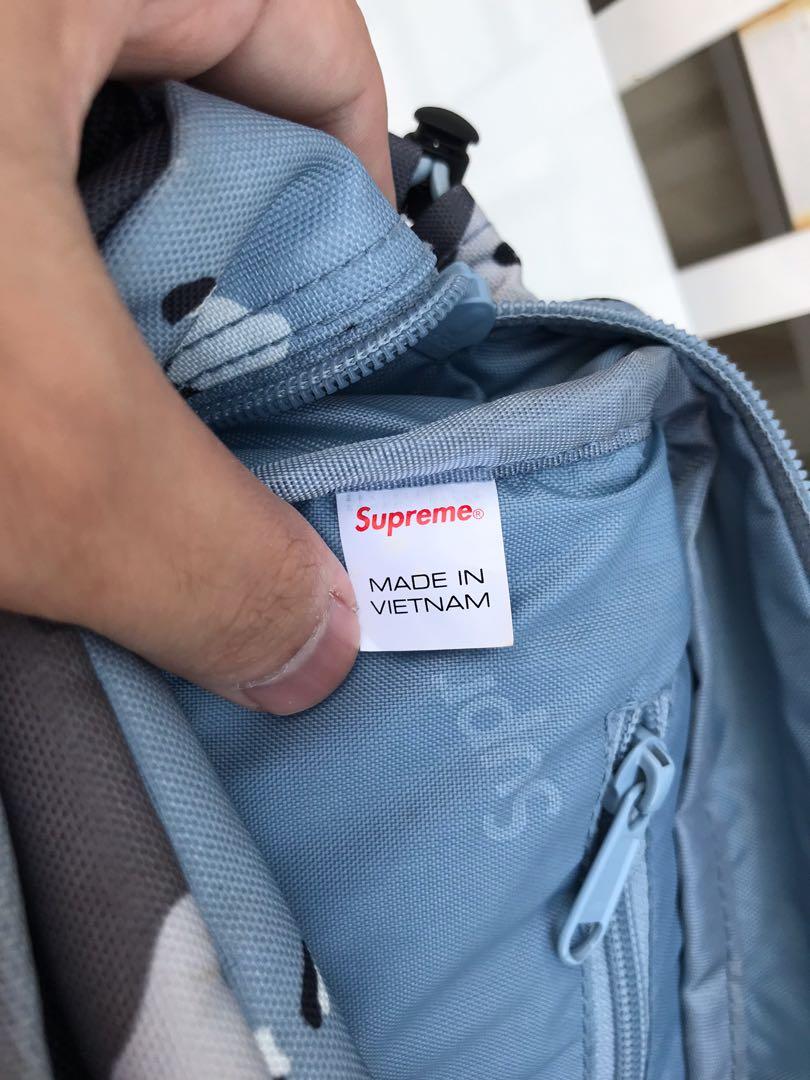 Buy Supreme Waist Bag 'Blue Chocolate Chip Camo' - SS20B5 BLUE CHOCOLATE  CHIP CAMO