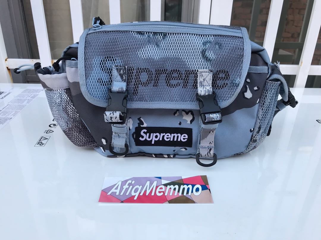 Now Available - In Stock (Limited Quantity) Supreme Waist Bag SS20  Chocolate Chip Camo SA PRICE: P 10, 895 Supreme Shoulder Bag SS20…