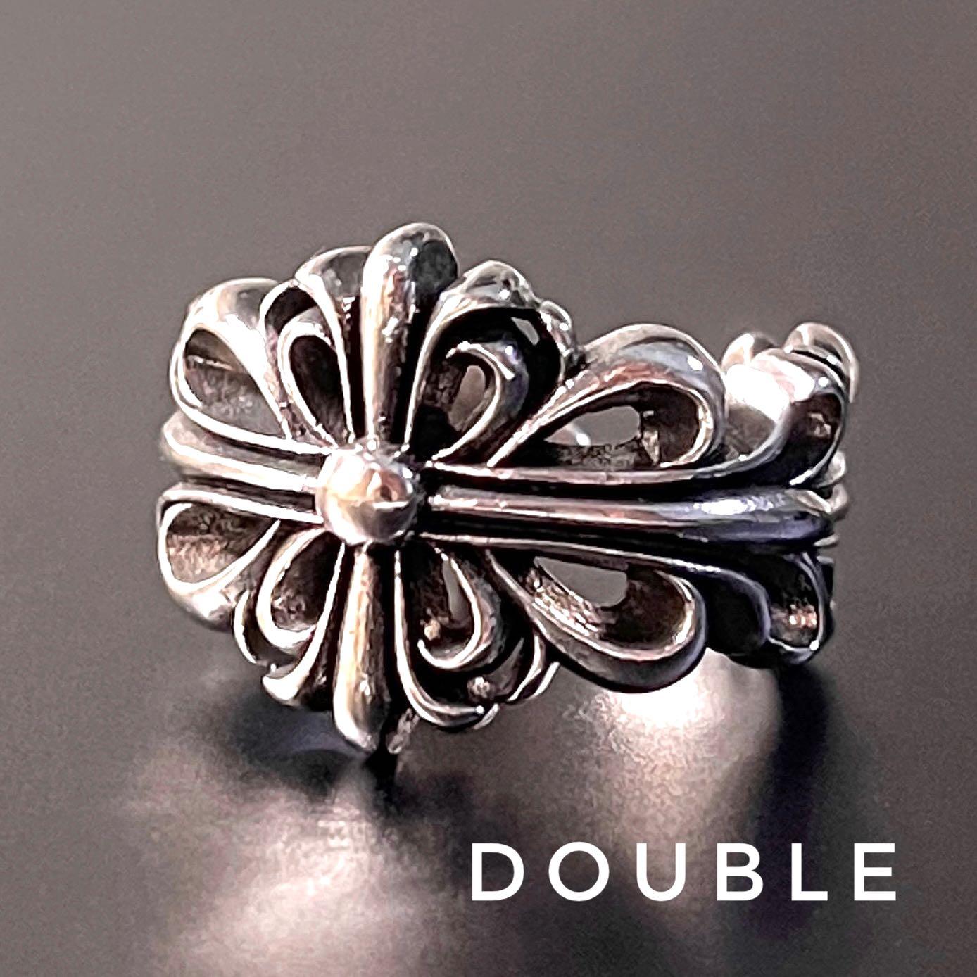 Chrome hearts discount floral cross ring