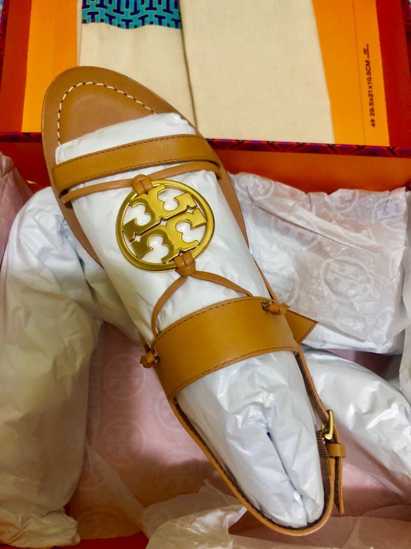 Tory burch miller best sale two band sandal