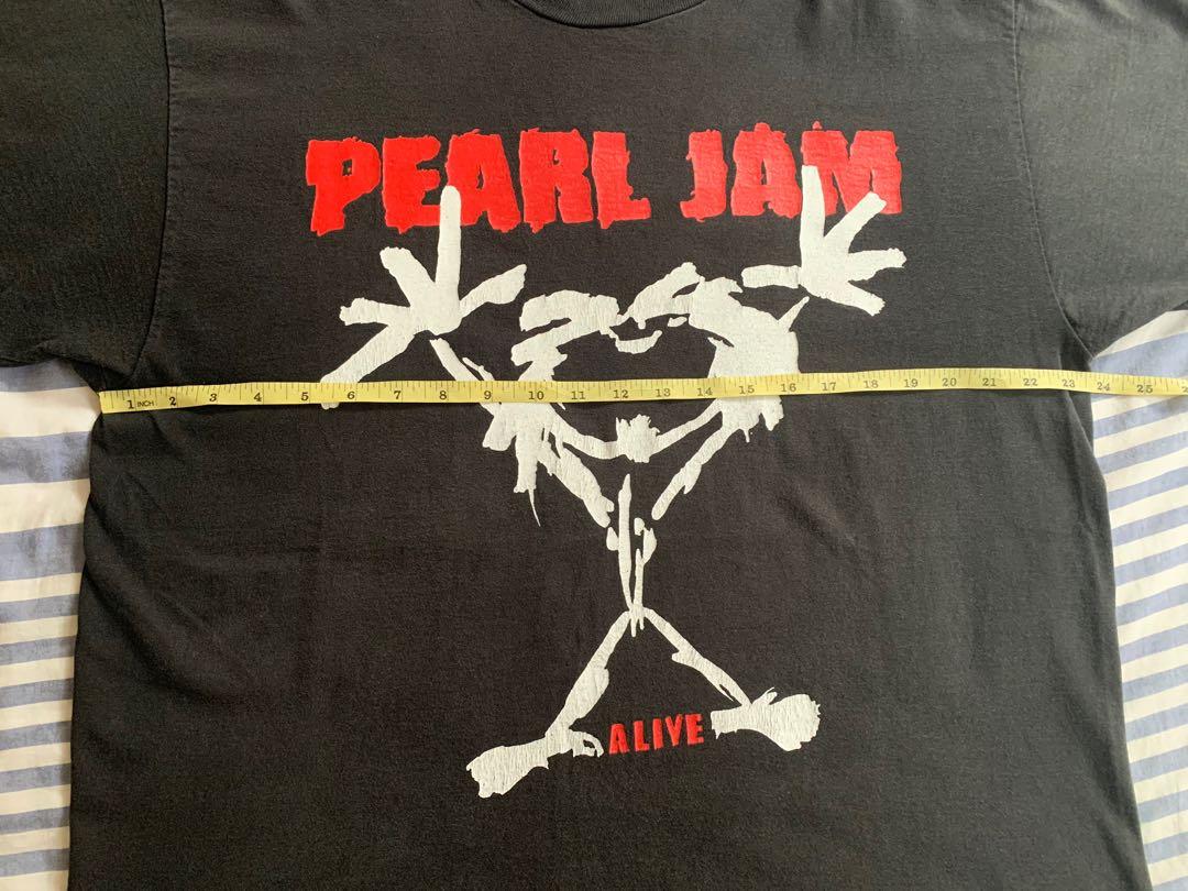 Vintage 90s Pearl Jam ALIVE t-shirt OG Stickman XL Nice Man tag