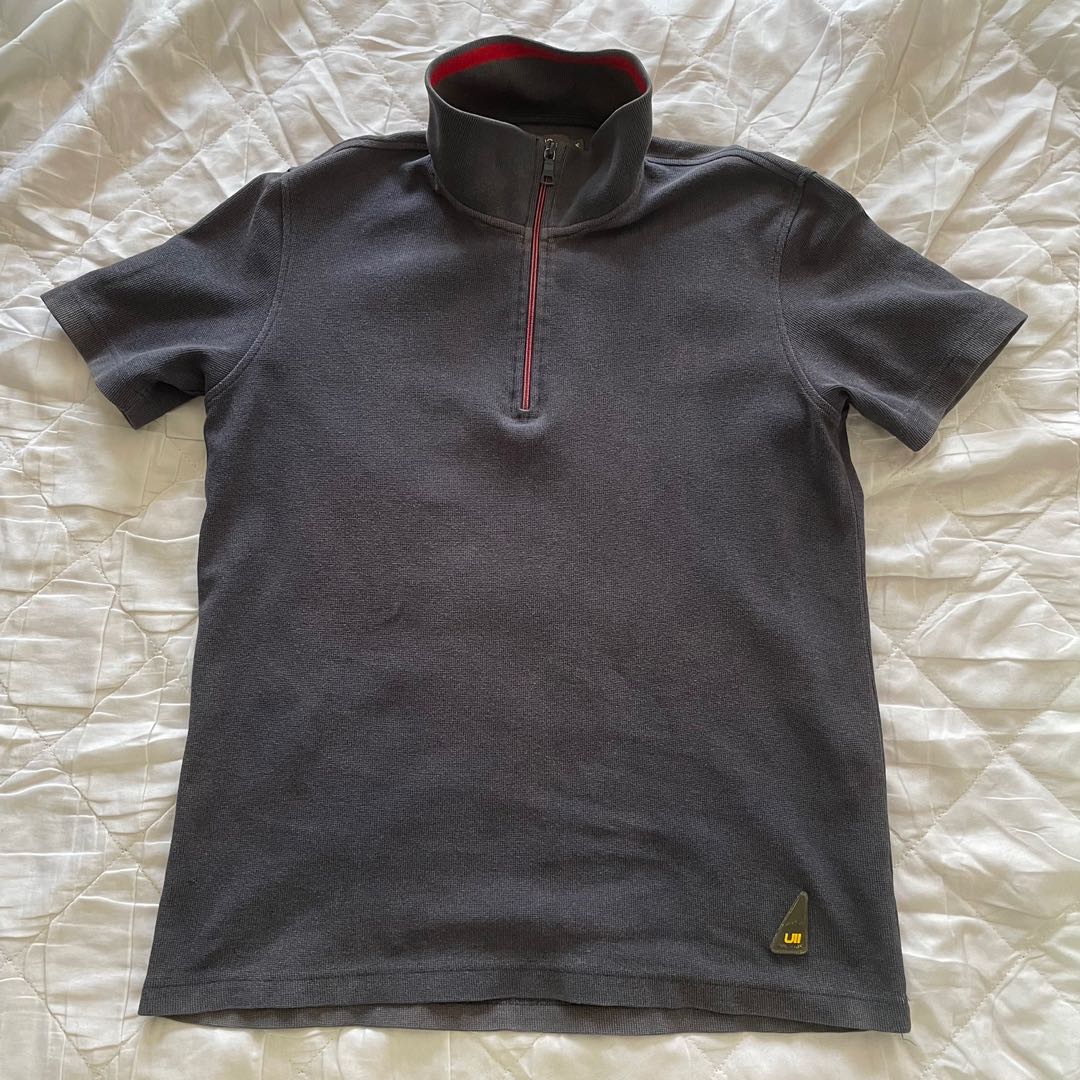 Vintage U2 Zip Front Polo Shirt, Men's Fashion, Tops & Sets, Tshirts & Polo Shirts on Carousell