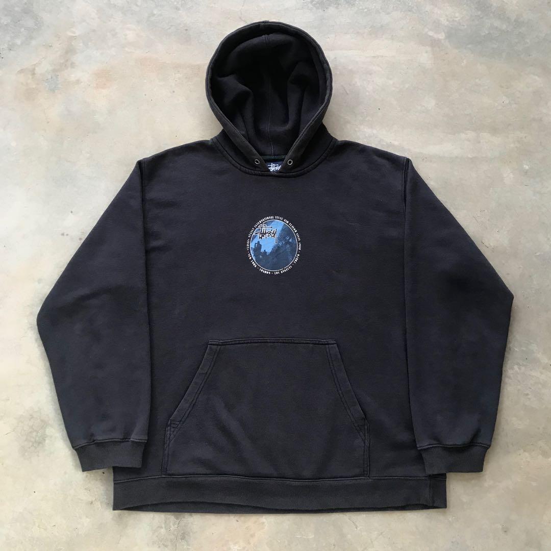 Stussy globe hoodie new arrivals