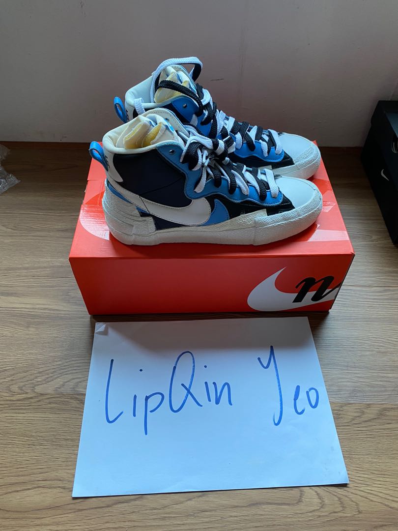 Sacai nike clearance blazer blue