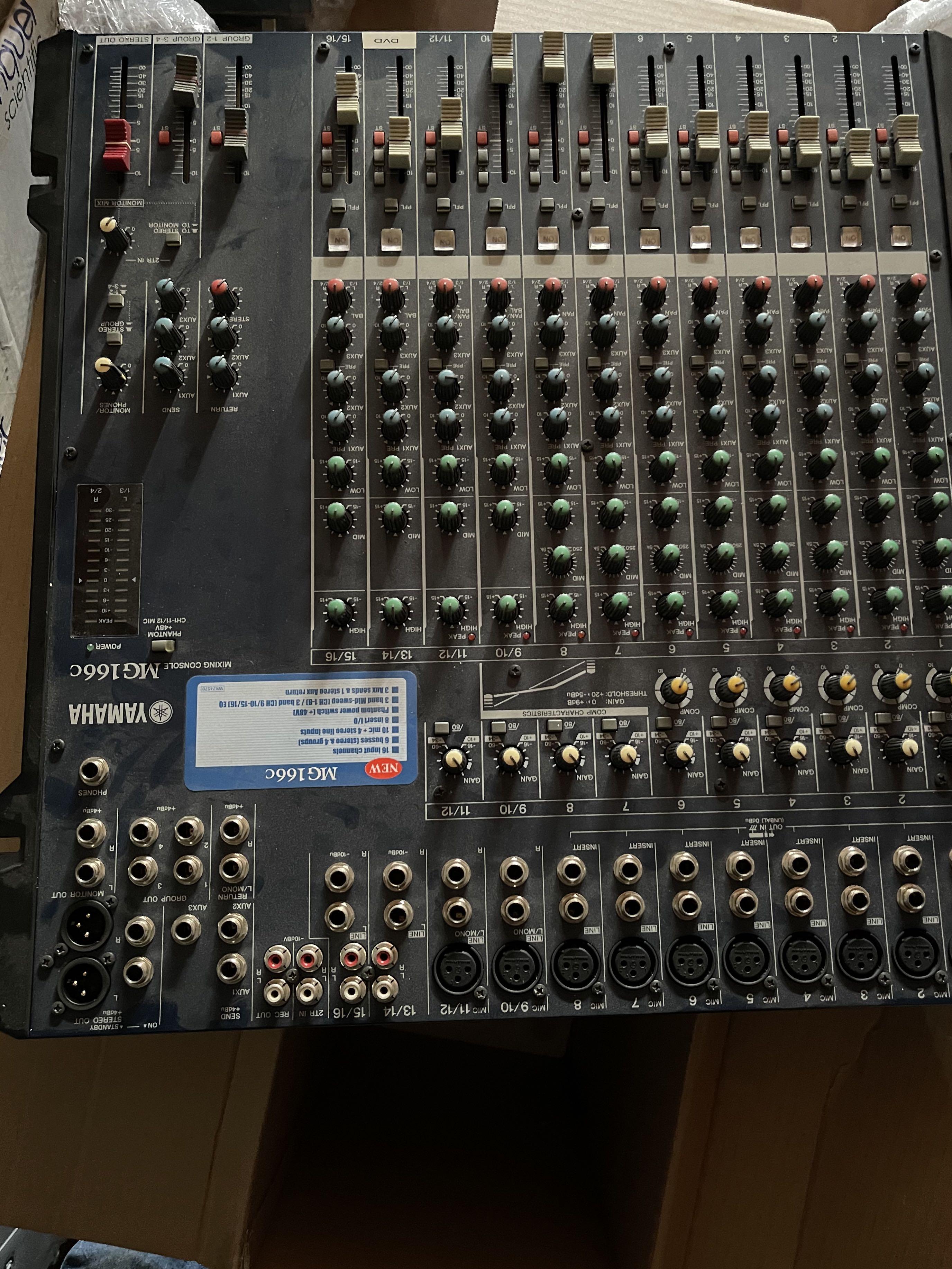 Yamaha MG166C mixer, Audio, Soundbars, Speakers & Amplifiers on Carousell