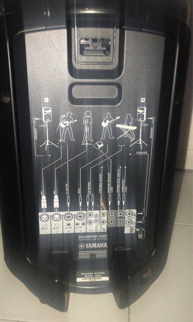 Yamaha speaker system model 400s, Audio, Soundbars, Speakers