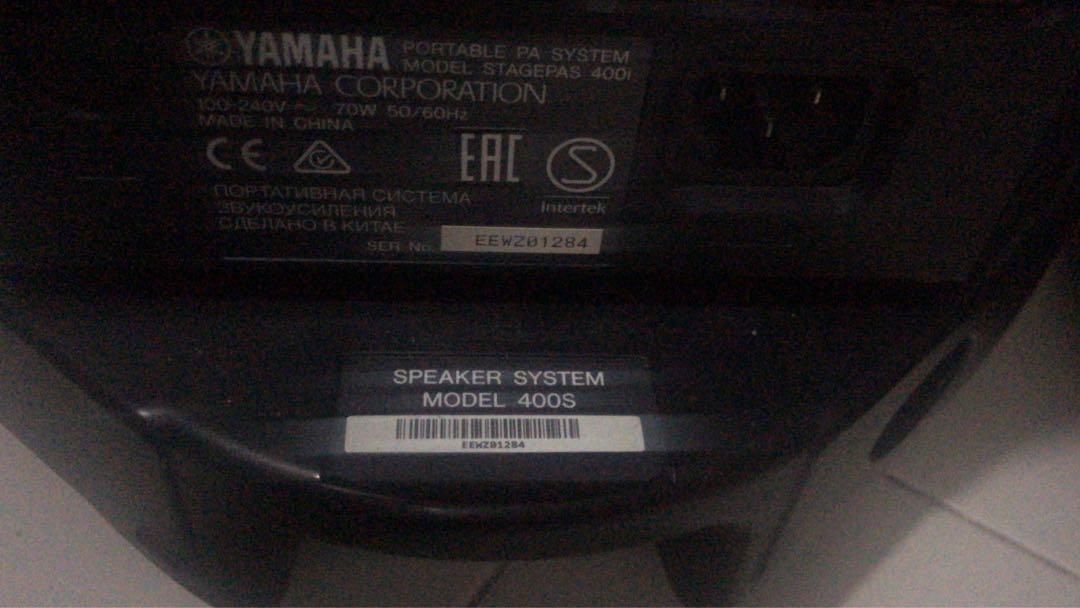 Yamaha speaker system model 400s, Audio, Soundbars, Speakers
